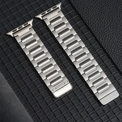 Magnetic Metal Stainless Steel Watch Band Strap - Series 10 11 42mm (Silver)