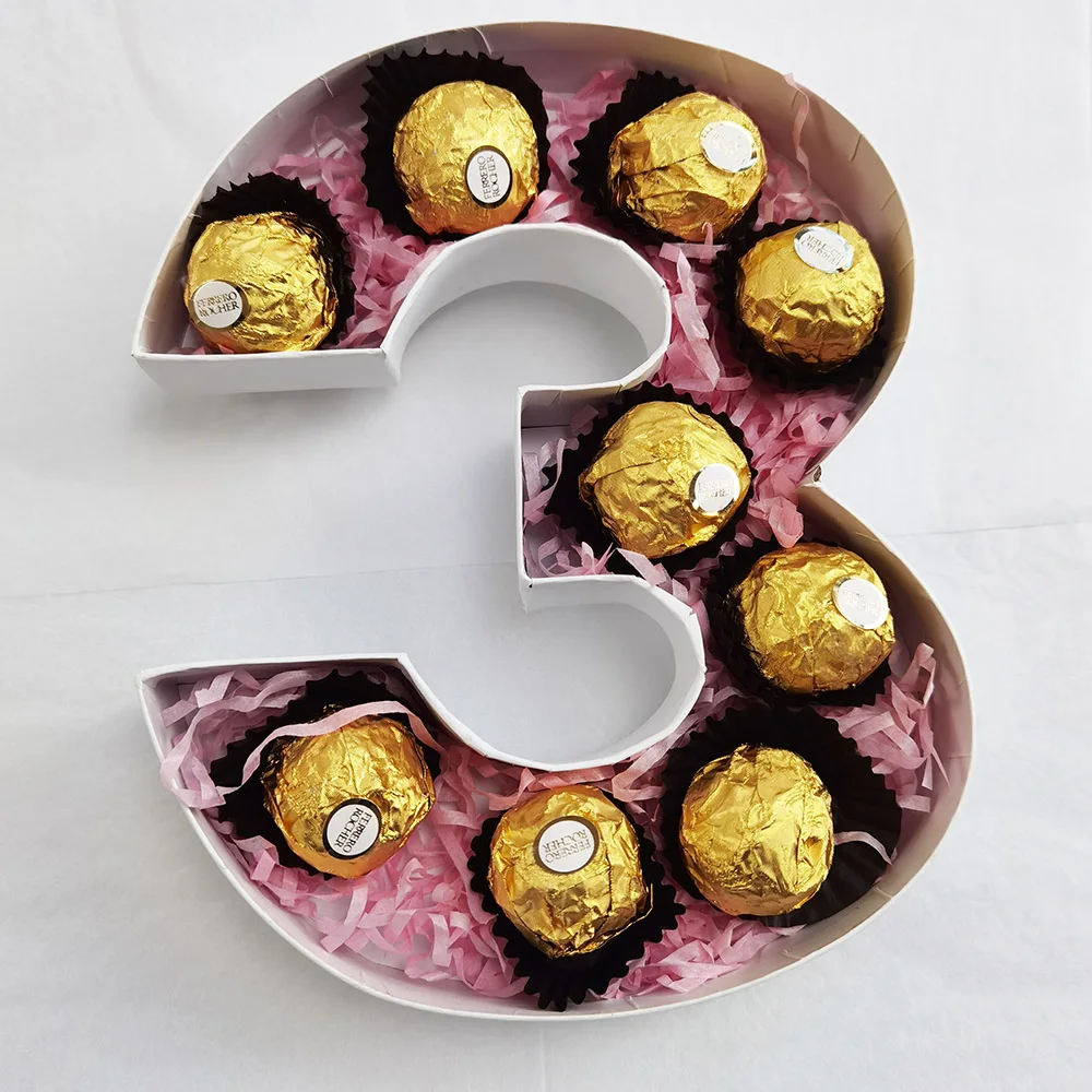 20.8cm Sweets Candy Jelly Bean Packaging Fillable Box Shaped Cardboard