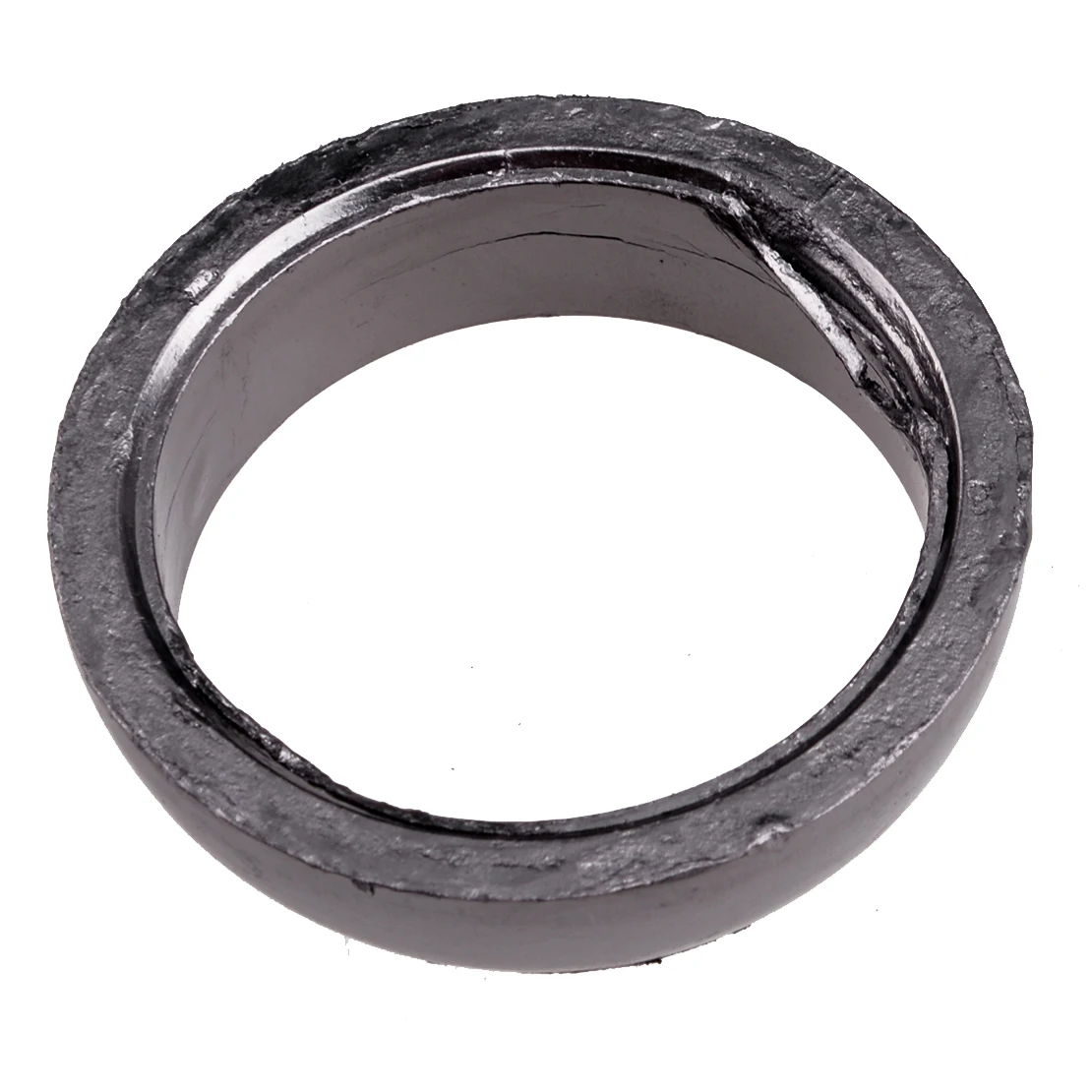 2Pcs/Set Universal Car Silver Graphite 2" Inner Diameter Exhaust Muffler Pipe to Manifold Gasket Fit For SUV Accessories