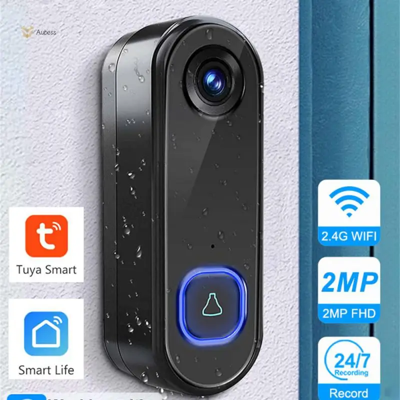 

Дверной звонок уличный с поддержкой Wi-Fi, 1080P, ИК, USB