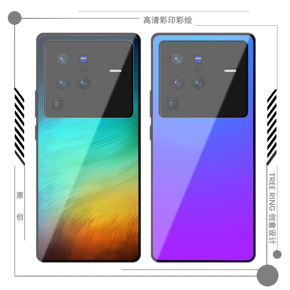 Per Xiaomi Black Shark 4S Pro Custodia In Vetro Blackshark 4 Pro Cover Posteriore Rigida In Vetro Temperato Per Black Shark 5 Rs 5Rs Shell