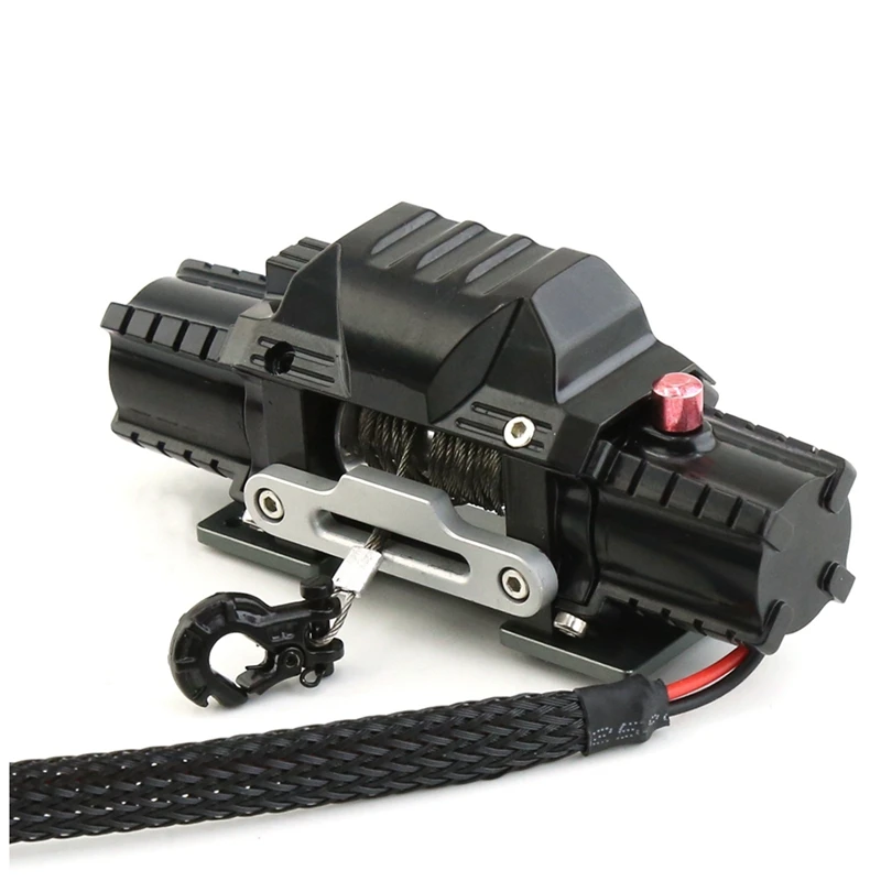 

Dual Motor Metal Simulated Winch For 1/8 1/10 RC Crawler Car Axial SCX10 TRAXXAS TRX4 RC4WD D90 Upgrade Parts