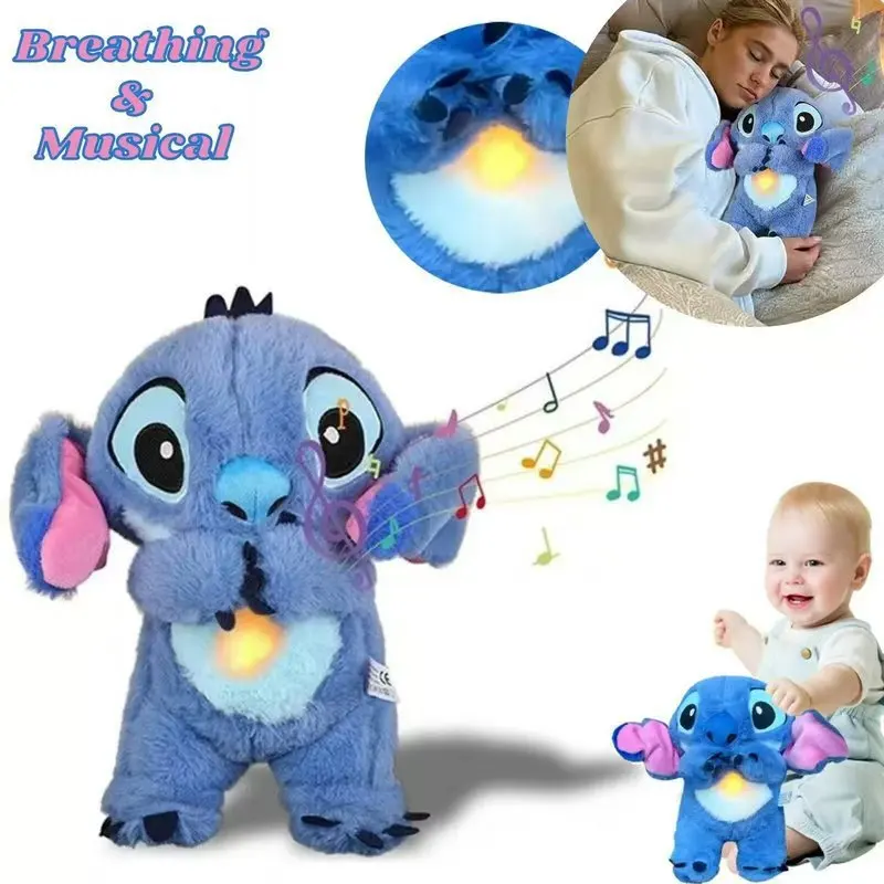 Stitch Disney Para Dormir Stitch Peluche Que Respira, Stitch