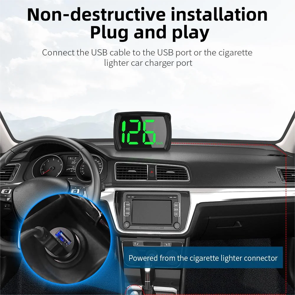 ǰ ڵ  ÷ Y03 GPS HUD  ӵ ڵ  ׼   Ǹ KMH MPH  Cas,   KMH MPH 2023