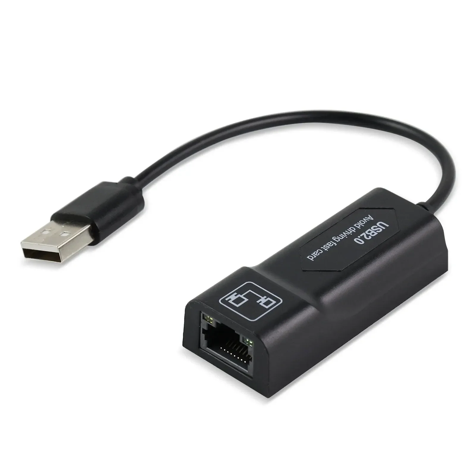 Wired USB Ethernet Adapter - 100Mbps Plug & Play Network Card