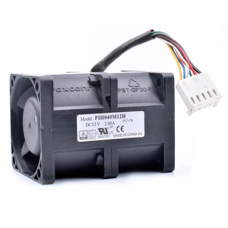 

Brand new original PIH040M12H 4cm 4056 40x40x56mm 12V 2.00A 1U 2U server dual motor cooling fan