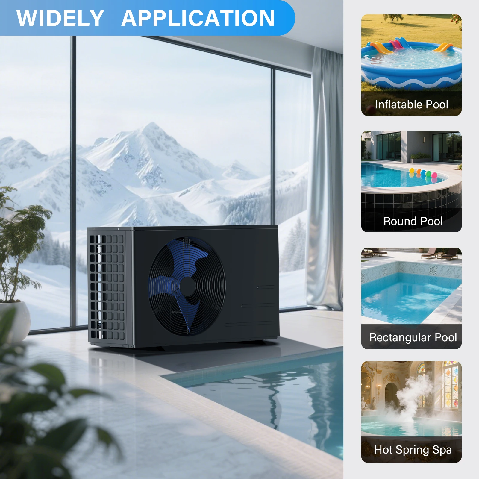 30000 BTU Above Ground Swimming Pools Heater 3