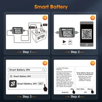 ANCEL BM300 Pro Battery  Tester 6V 12V 24V Battery Monitor - Bluetooth for Car  SOH SOC Battery Health Analyzer PK BM200 PRO - Image 6