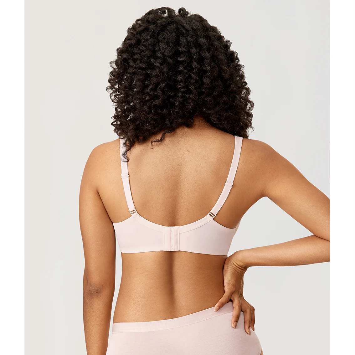 Women's Plus Size Seamless Bra Lightly Padded Comfort Wide Strap Underwear Underwire Contour Lingerie B-DD E F 34-42 44 46