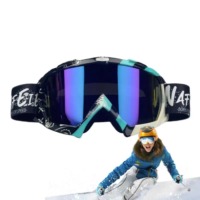 Ski Goggles Snowboard Snow Skiing Goggles Anti-Scratch Absorb UV Rays Skiing Goggles Snowboard Goggles for Riding skiing Sports 3