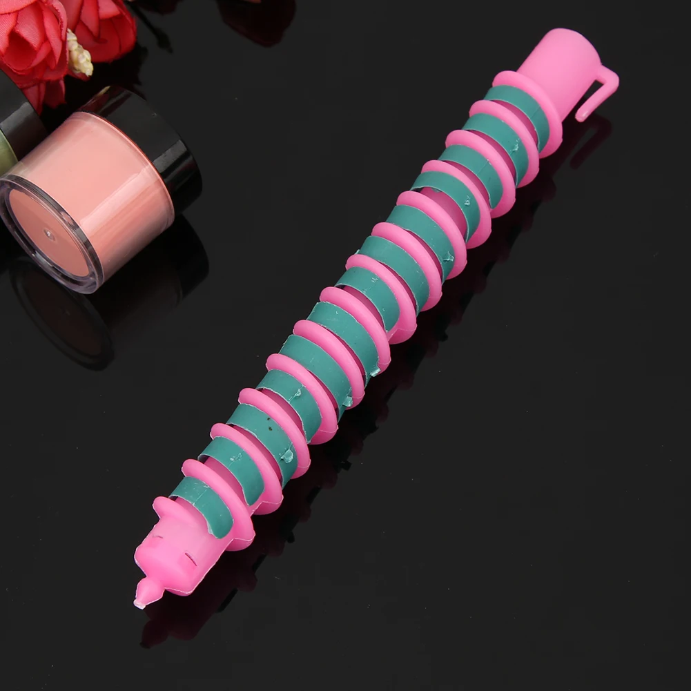 헤어 펌 롯드, 스파이럴 헤어 펌 롯드, DIY 플라스틱 롱 헤어 롤러, 열 없는 헤어 컬링 롯드 (헤어 살롱용)