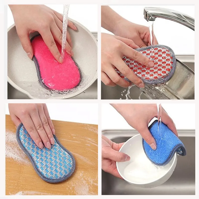 Double-Sided Kitchen Cleaning Sponge 5