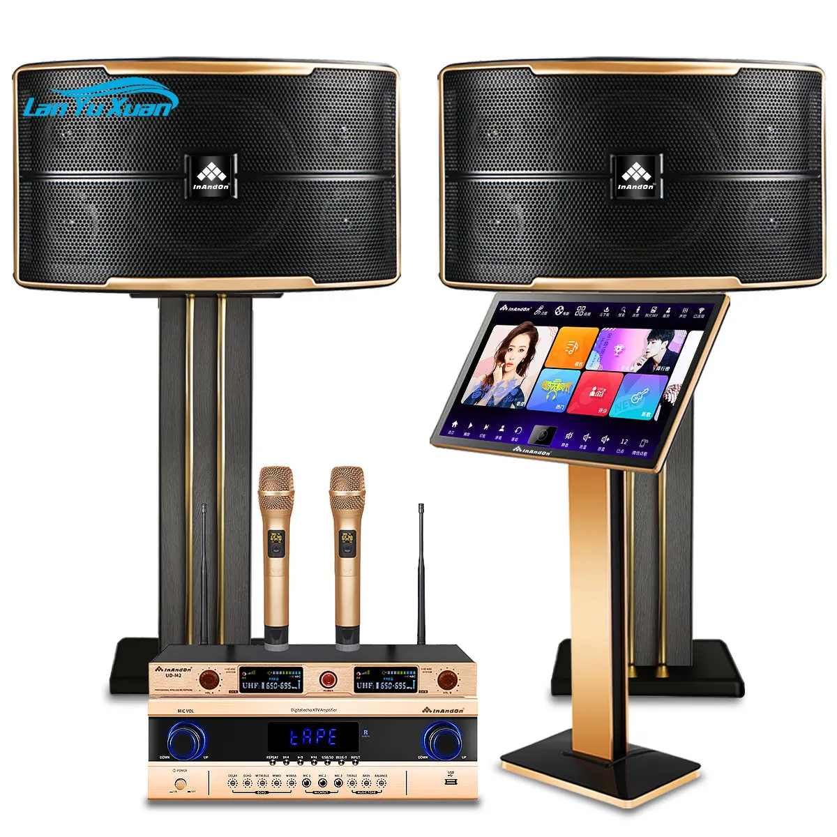 KTV Karaoke System Professional 21.5" Touch Screen InAndOn Home Machine