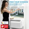 Midea 10,000 BTU U-Shaped Smart Inverter Window Air Conditioner,Cools up to 450 Sq.Alexa/Google Assistant, Remote Control 5