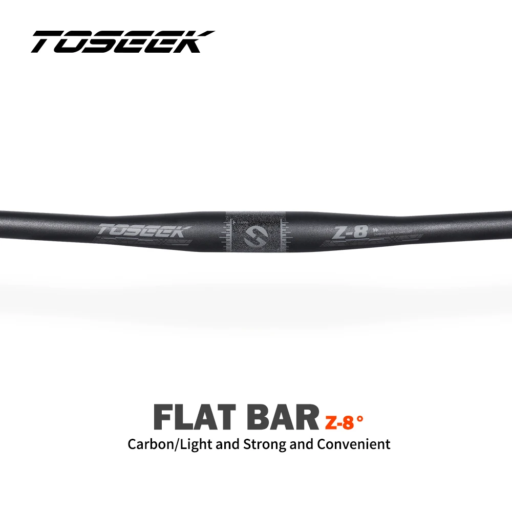 

TOSEEK 31.8MM Mtb Handlebar Full Carbon Bicycle Handlebar 640/660/680/700/720/740/760/780mm 8 Degree Mountain Bike Handlebars