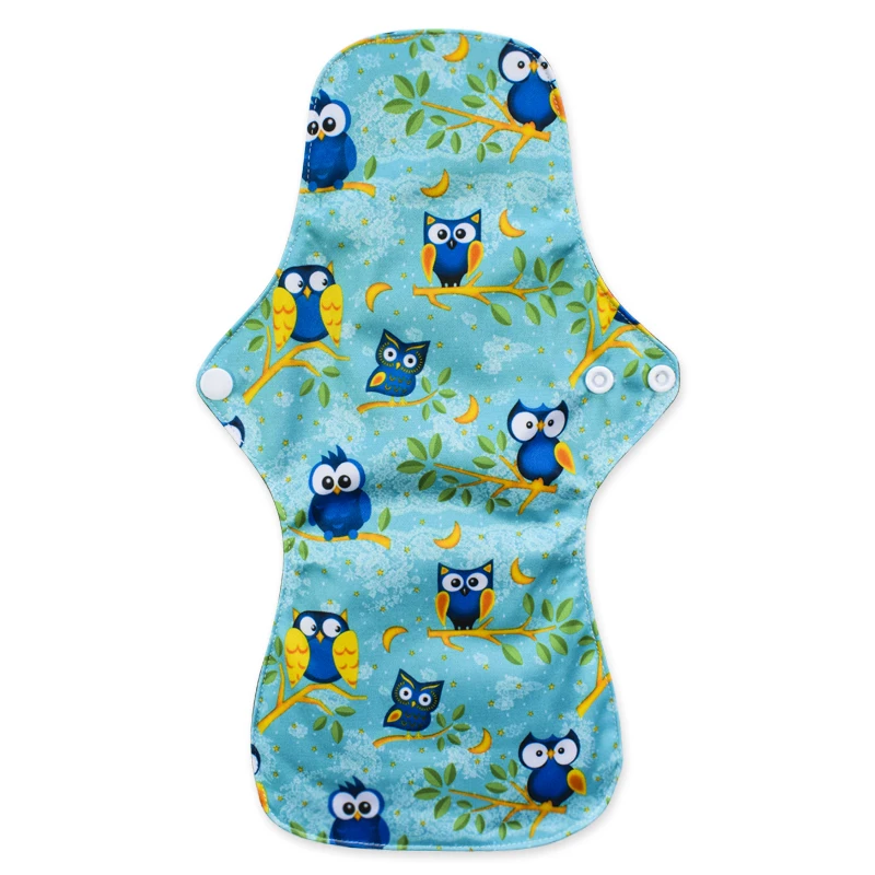 1Pc Reusable Cloth Menstrual Pads for Monthly Women Bamboo Charcoal Washable Sanitary Towels Panty Liners for Period sanitary pads