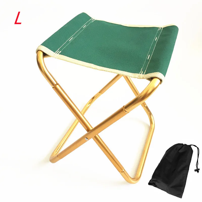 Folding Fishing Chair Lightweight Picnic Camping Chair Aluminium Cloth Outdoor Portable Easy To Carry Outdoor Furniture 