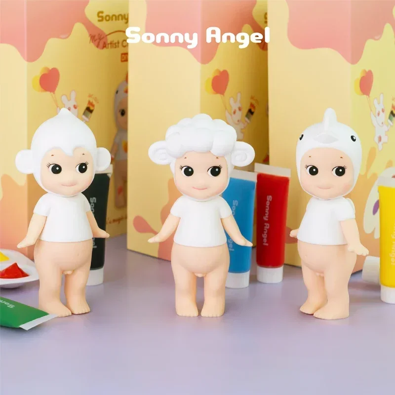 

New Blind box Sonnyangel Japan Ac-Diy self-painted doll set Trendy play blind box decorative Collector's edition children's toy