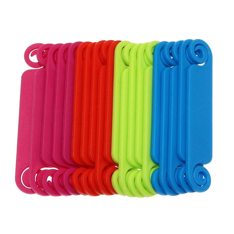 

20 шт., ярлыки для кабелей, разные цвета