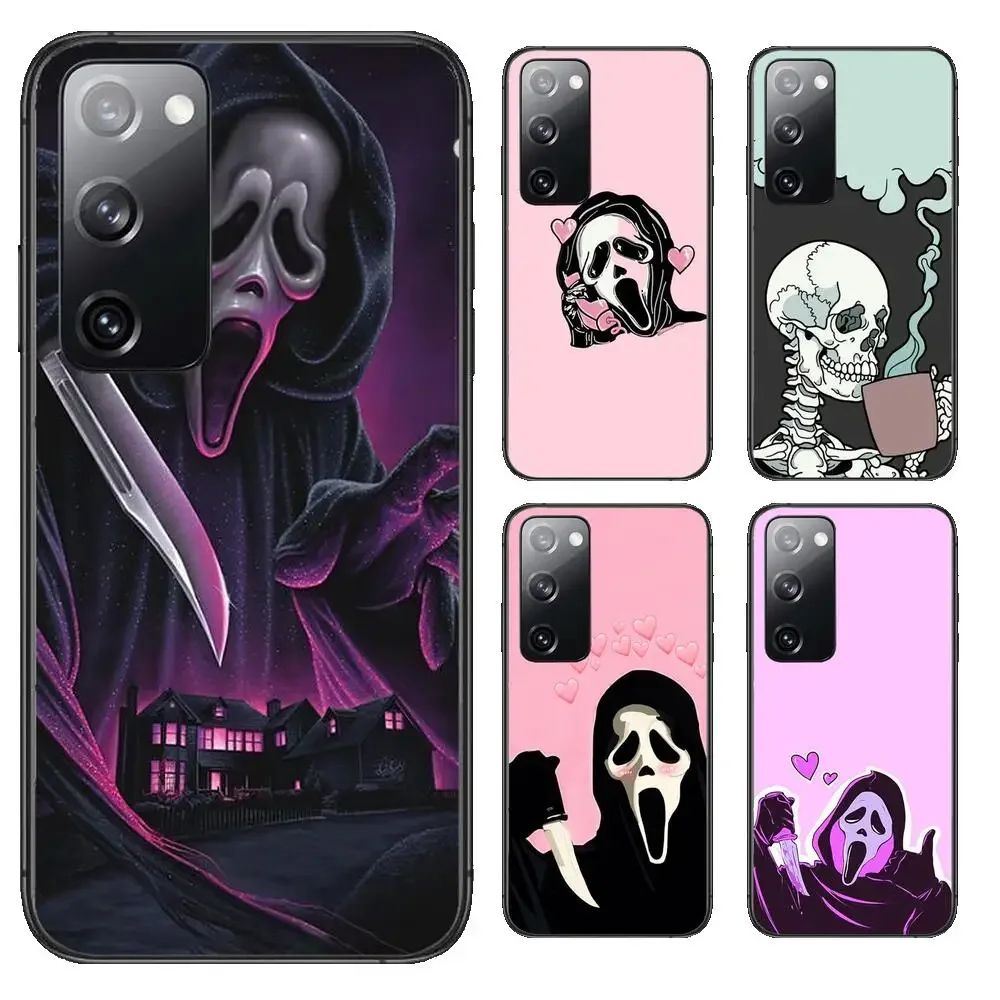 Custodia Per Telefono Divertente Teschio Terrore Per Samsung Galaxy S23 S21 S10 S30 S20 S22 S8 S9 S30 Pro Plus Ultra Fe Design Nuova Cover