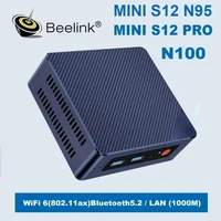 Beelink MINI S12 Pro N100 Gamer Mini PC Intel 12th N95 DDR4 8GB 256GB 16GB 500GB SSD 2.4G Dual Wifi 1000M BT5.2 NVME Desktop PC 1