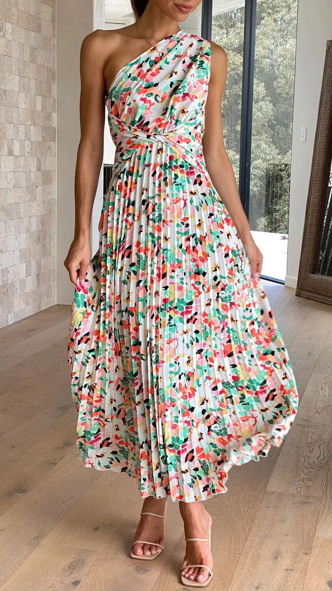 Sexy-Off-Shoulder-Diagonal-Collar-Dress-Woman-Summer-Fashion-Elegant ...
