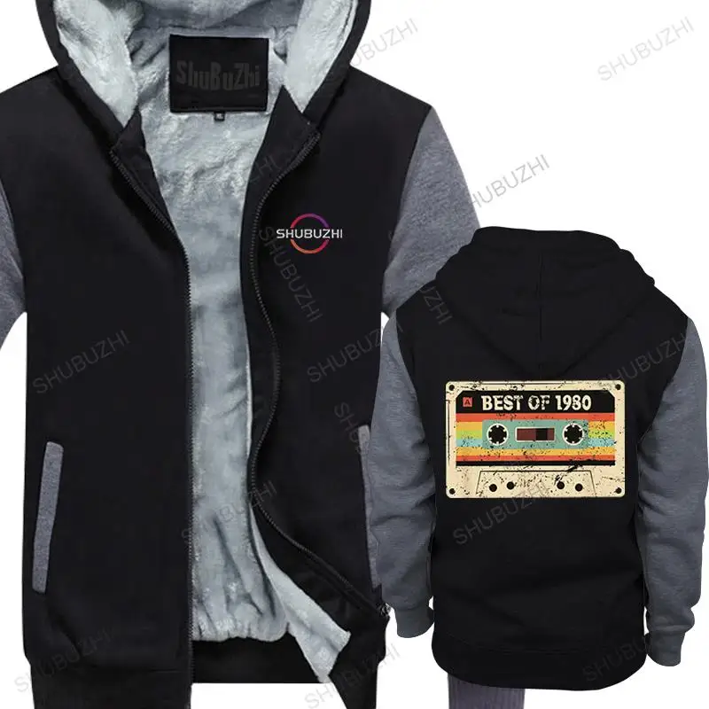 

homme autumn winter fleece hoodies black zipper coat best of warm hoody mens shubuzhi hooded jacket High Quality bigger size