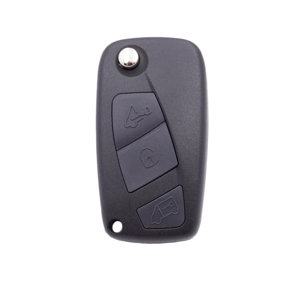 Key Case Car Key Shell Car Remote Key Car Key Key Shell Cocolockey for FIAT Punto Ducato Doblo Stilo Panda Bravo 3Buttons Folding Remote Key Shell SIP22 Blade Keys Fob Car Accessories