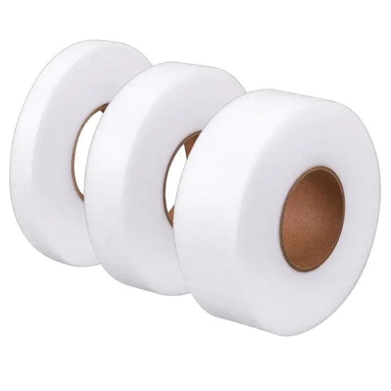 Adhesive Hem Tape 65 Yards Fabric Fusing Tape Iron on Hem for Pants Dresses Clothes Curtains Web Adhesive Hemming Strip