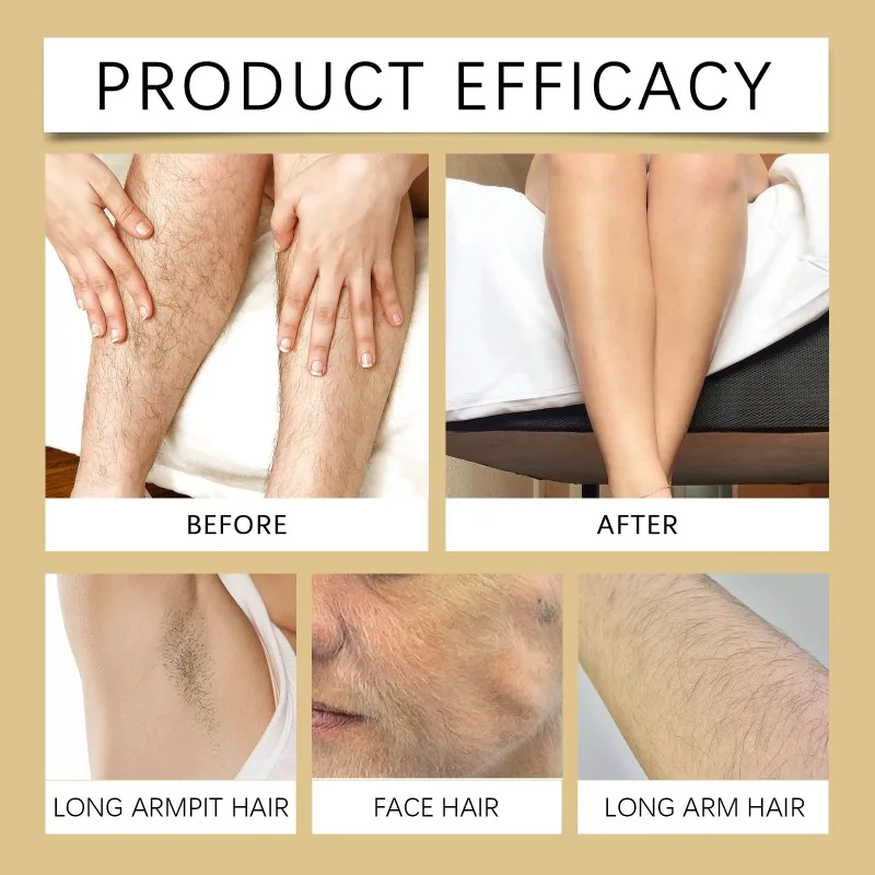 30ml Hair Removal Oil Painless Hair Removal Nourishing Skin Hair Inhibitor Body Massenger Oil Natural Repair Beauty Skin Care 4