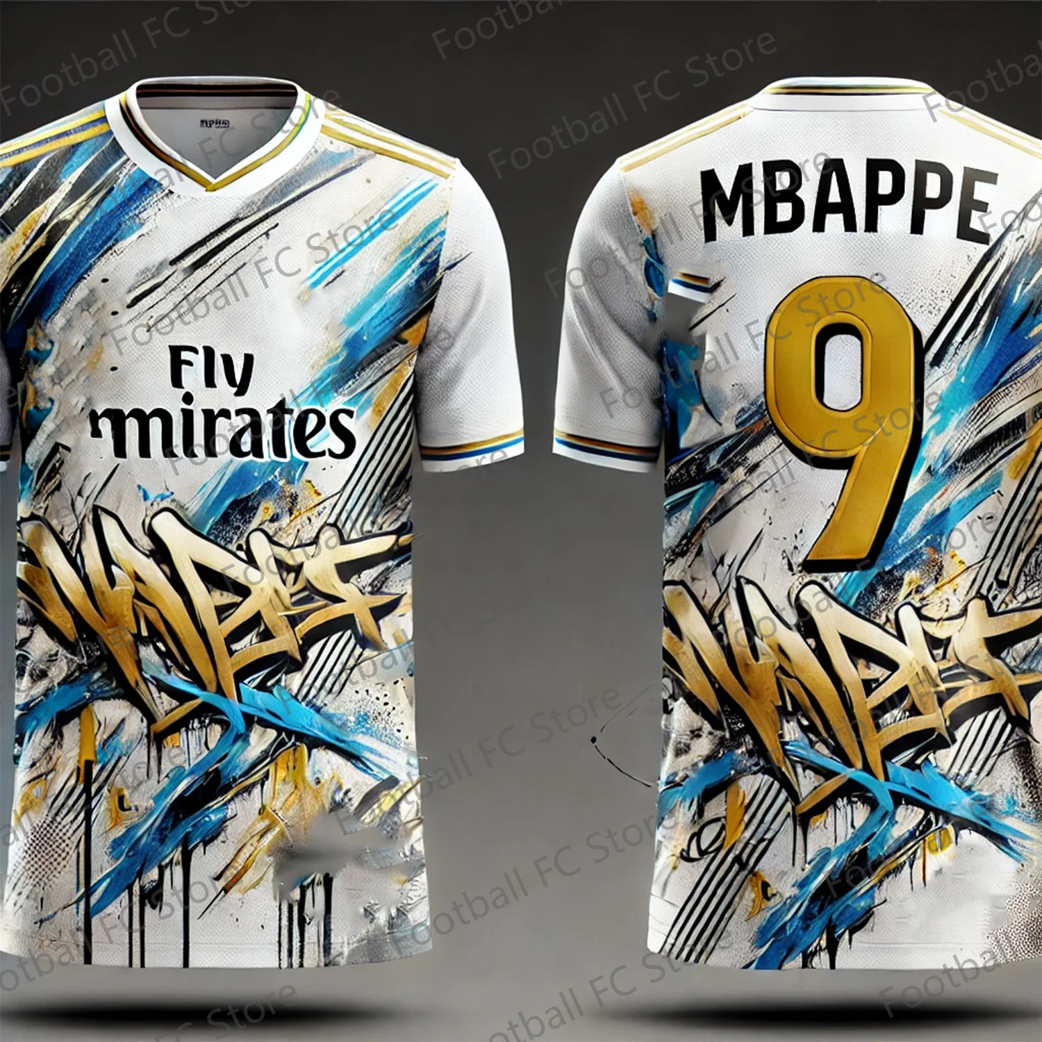 Soccer jersey New 24-25 Summer Tee Jersey CHATGPT Intelligent Design Edition Jersey Special Mbappe 9 Soccer For Kids/Adult Kit