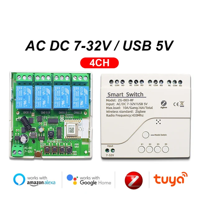 4CH Zigbee 7-32V