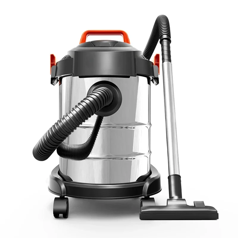 

Vacuum cleaner: household small, powerful, high-power, barrel-type, large-suction, dry and wet blowing, three-purpose vacuum