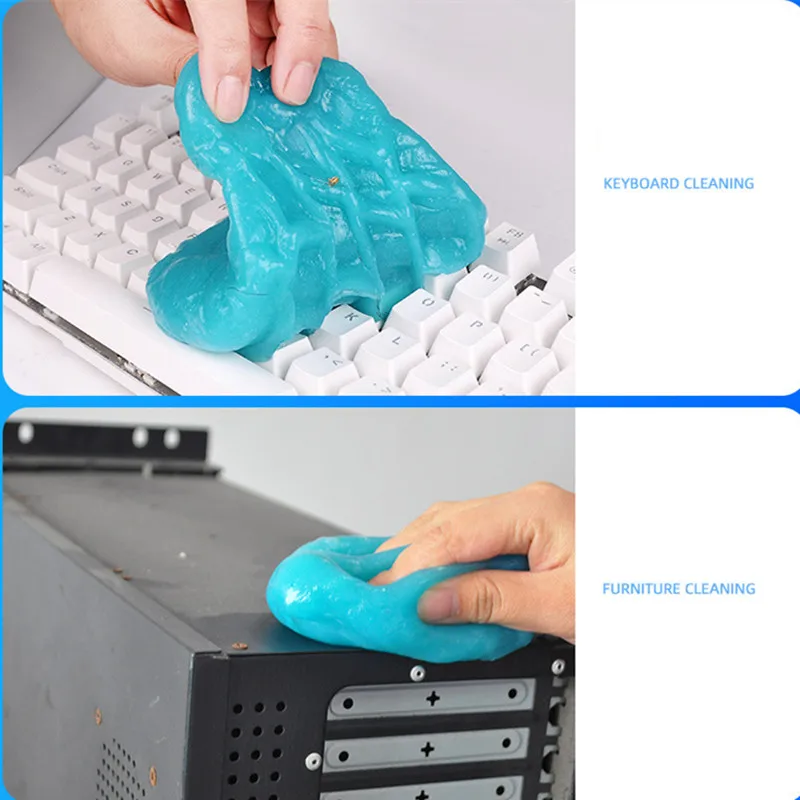 Car Interior Magic Dust Cleaner Gel Air Outlet Vacuum Mud Compound Dust Remover Cleaning Clay for Phone Laptop Computer Keyboard