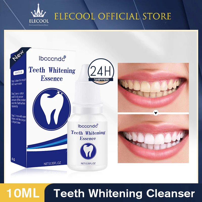 

Oral Hygiene Teeth Whitening Serum Plaque Stains Tooth Bleaching Toothwashing Fluid Toothpaste Care TSLM1