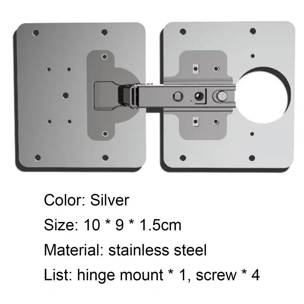 

Stainless Steel Furniture Hardware Accessories Cabinet Furniture Drawer Window Stainless Hinge Repair Plate Rust Resistant