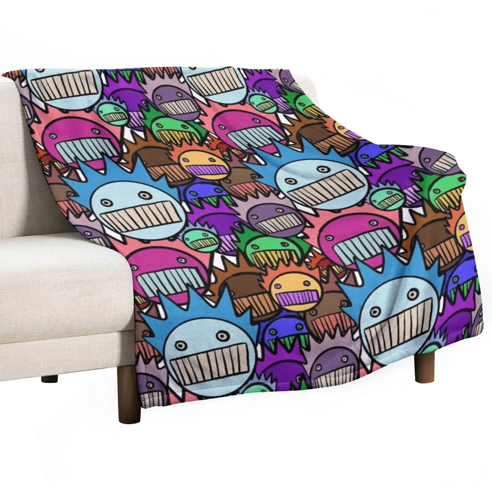 

Boognish rainbow Throw Blanket Bed covers christmas gifts Blankets