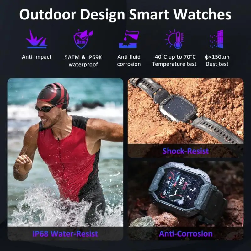C20 1.71 ġ  ð Ʈ ġ  Ip68 5atm   ȭ ߿  ƮϽ ƮĿ Smartwatch