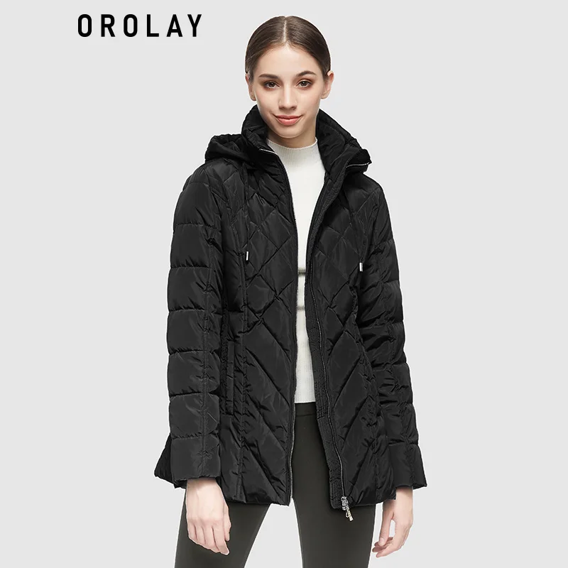 

Женский утепленный пуховик Orolay с капюшоном
