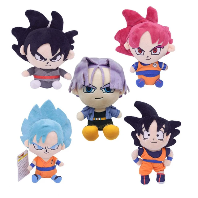 Anime dragon ball boneca de pelúcia majin buu goku vegeta picollo pelúcia  dos desenhos animados 20cm troncos saiyan gohan recheado brinquedos  presentes de natal - AliExpress