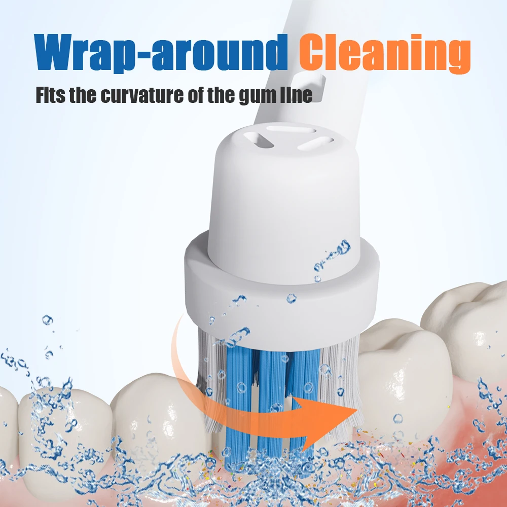 Compatible with Oral B Electric Toothbrush Replacement Toothbrush Brush Heads, Toothbrush Head Refill for OralB 100 300 500 1000