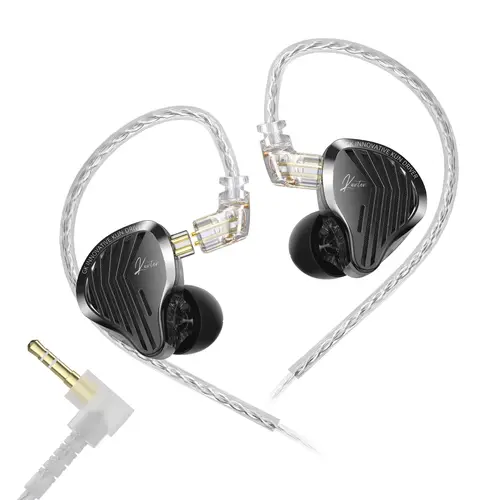 GK KUNTEN Dynamic Drive Headphones HIFI Heavy Bass Earbuds Sports Metal Headphones Detachable Headphones 2PIN KZ Zenith EDX - Image 10
