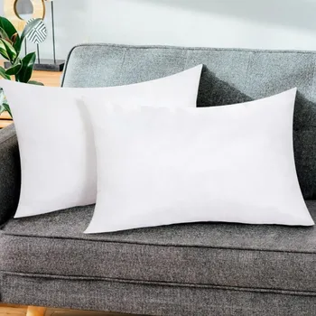 1/2 pièces coussin insérer 30x50cm 45x45cm 50x50cm coussin rectangulaire intérieur doux moelleux dodu coussin coussin blanc oreiller 1