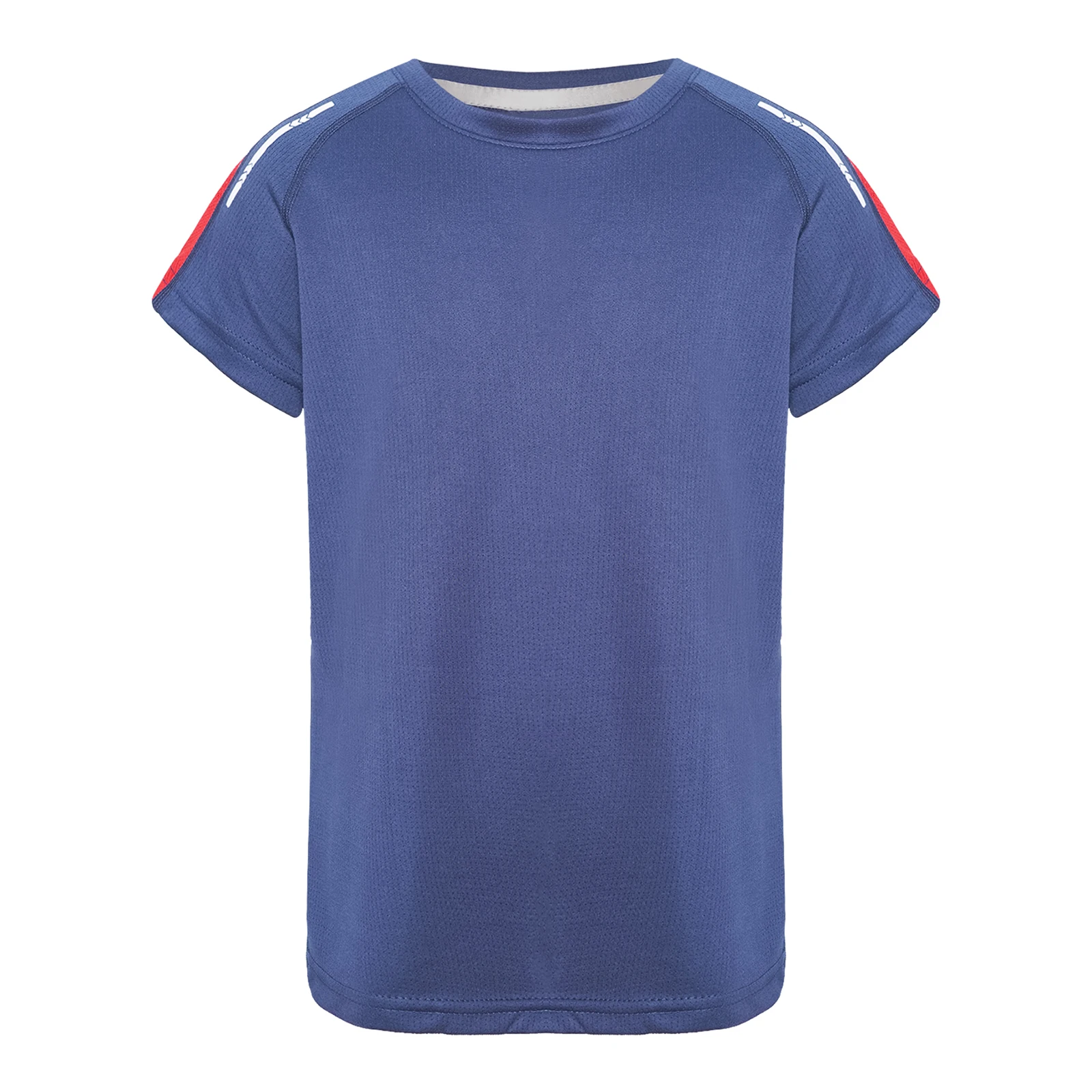 Summer Kids Boys Fashion Raglan Sleeve T-shirt Casual Round Neck Tee Top Sports Shirt for Workout Running Football Basketball