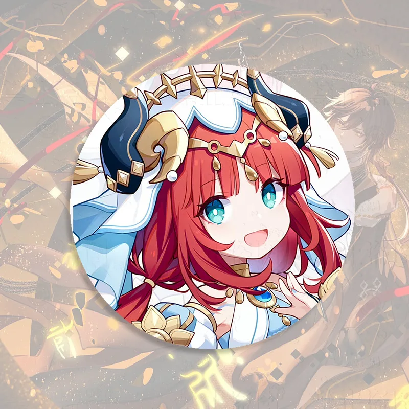 

Game Original God series anime badge Nutdrill Wendy two Yuan brooch peripheral toys Gift bag hanging decorations clothing access