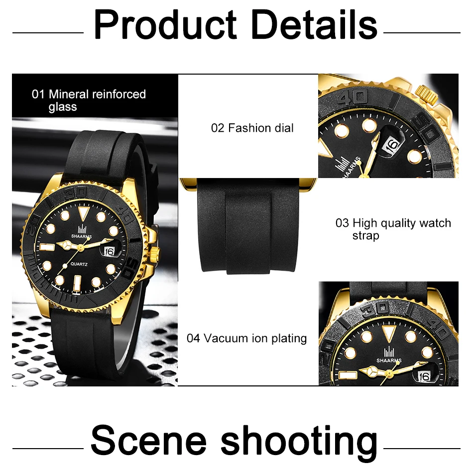 Orologio SHAARMS sul polso