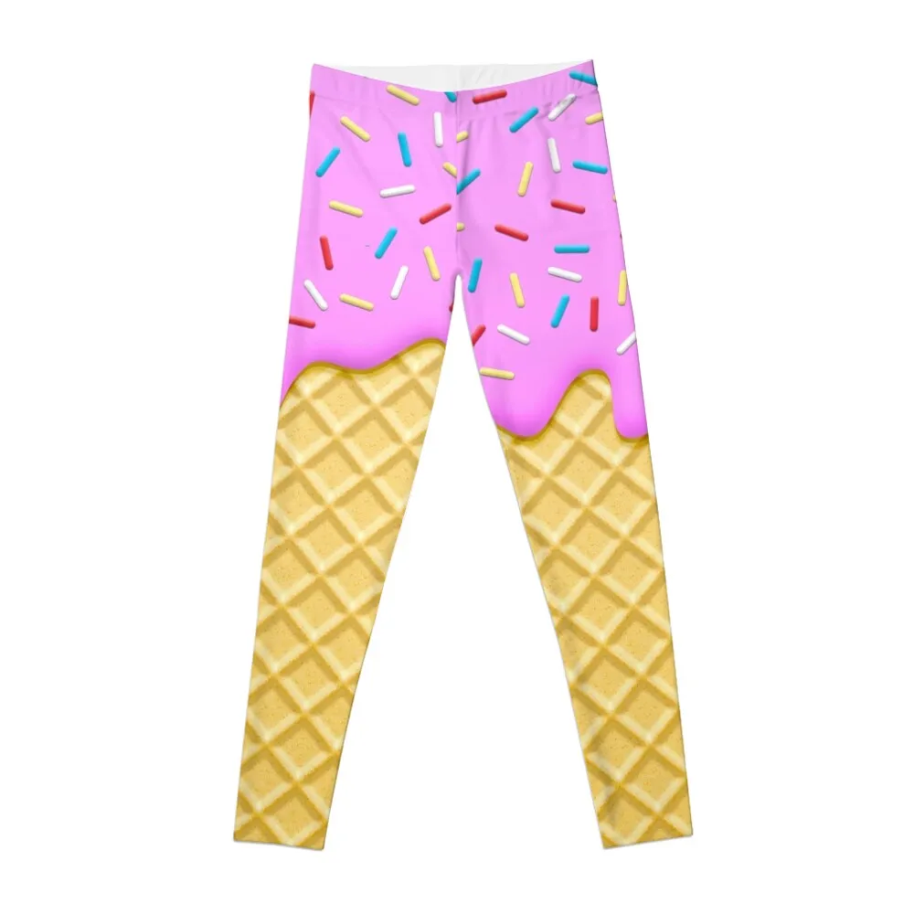 

Strawberry Ice Cream Leggings sports tennis for Women sportwear Womens Leggings