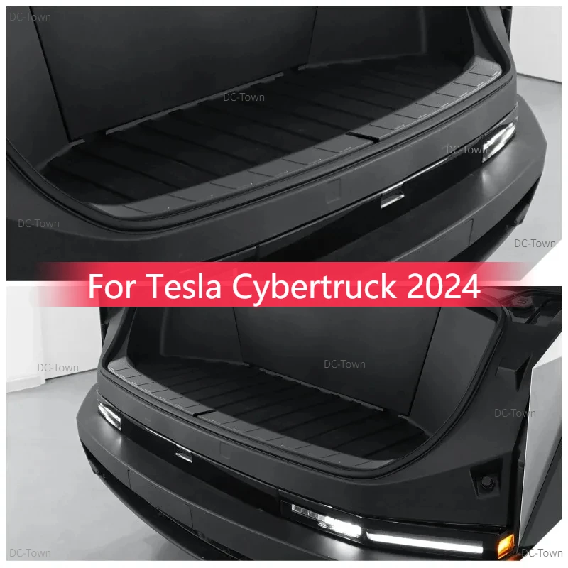 

For Tesla Cybertruck 2024 Front Trunk Threshold Strip Bumper Trunk Protection Strip Interior Accessories for Cyber Pickup Truck