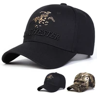 Unisex Winchester Letter Embroidery Baseball Caps Spring Autumn Outdoor Adjustable Casual Hats Dad Hat Sunscreen Hat 1