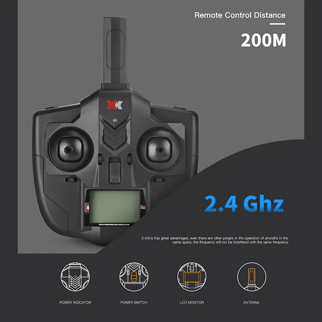 Avion RC électrique RTF avec lumières Flash, 3 pièces, batterie, moteur  sans balais, Mode 3D/6G, 2.4G 3CH, 200M de Distance RC, EPP - AliExpress